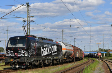 Auf europäischen Schienen unterwegs - DB Cargo Ellok Baureihe 193 Vectron im Design „I am the backbone of the economy”