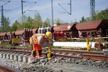 Gleisbauarbeiten Riedbahn zwischen Riedstadt und Goddelau